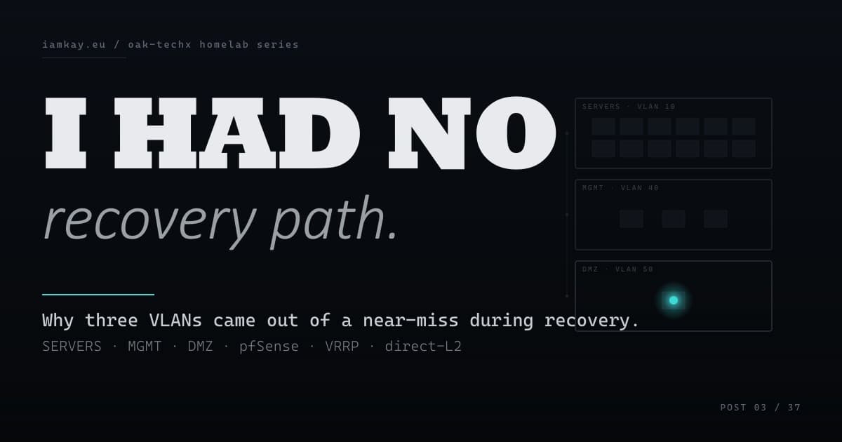 The recovery path I never had